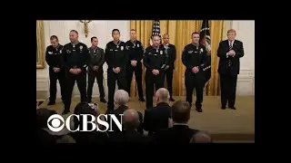 Trump presents Public Safety Officer Medal of Valor at White House ceremony