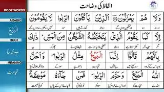 Surah tul Baqarah Ayat No 275 Words Translation and Analysis Part 1
