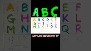 ABCD | vap kids learning tv #shorts #youtubeshorts #abcd