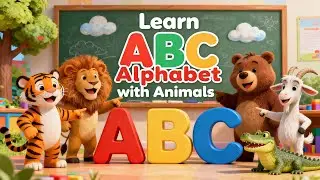 Phonics Animals Song 🐯 | Learn ABC Alphabet with Animals | ABC Song for Kids | @Peekaboo_time |