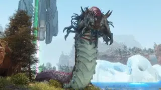 ARK Survival Ascended: tameable Deathworm Gameplay ( NoUntameables Mod)