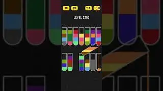 Water sort puzzle level 2353