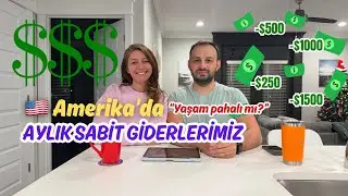 Amerika’da bir aylık giderlerimiz 💵 kira, faturalar, market, okul ve araba giderleri 💵 #13