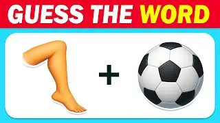 Can You Guess the Word by Emojis? 🤔 | Emoji Quiz Challenge 2025