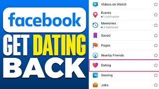 Как вернуть Facebook Dating (2025)