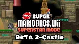 NSMBWii Superstar Mode: Beta 2-Castle
