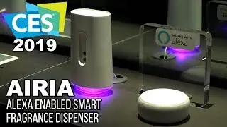 AIRIA Smart Fragrance Dispenser for Your Home at CES 2019!
