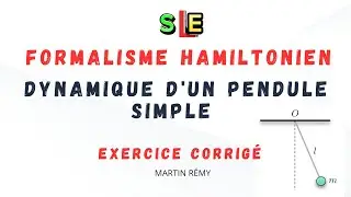 Formalisme Hamiltonien : Résolution complète pour un pendule simple