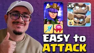Queen Charge + Meteor Golem is Safe & Consistent Legends League Strategy (Clash of Clans)
