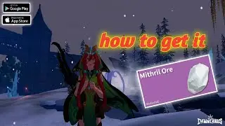 How to get mithril ore on a snowy map | | Dawnlands!!!