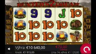 TOP v&yacute;hra 14 000&euro; v hre Hunters Dream 2 od E-Gaming - in&scaron;pirujte sa najlep&scaron;&iacute;mi hr&aacute;čmi
