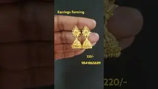 Forming earring collection order 9841865689 #jewellery #forming #earrings #collection #wholesale
