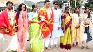MLA Mynampally Hanumantha Rao With His Family Visits Tirumala Temple || Tirupati || Silver Screen