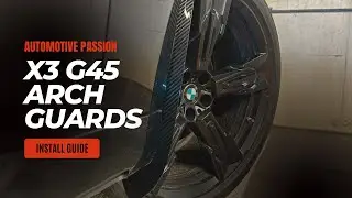 BMW X3 G45 ARCH GUARD/MUD FLAPS INSTALL GUIDE | Automotive Passion
