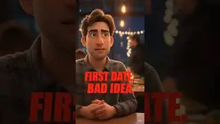 POV: Your Brain Ruins Your First Date 😭  #animation #cartoon #english