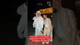 Vidi Aldiano di Pernikahan sahabatnya di Maroko, Duta Kondangan Berkumis