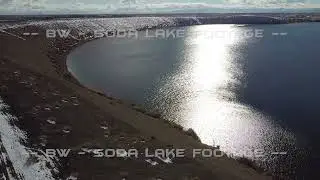 Soda Lake, Fallon, Churchill County, Nevada - Slow Pan Right -