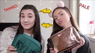 MAKEUP BAG SWAP WITH MY BEST FRIEND KATY