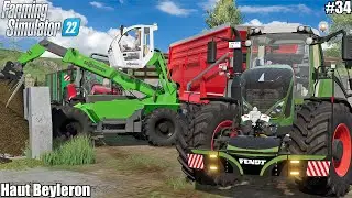SELLING SILAGE after SPREADING MANURE and PLOUGHING│Haut Beyleron│FS 22│34