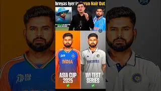 shreyas iyer Asia cup selection and test series selection