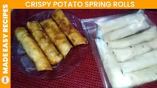 CRISPY Potato Spring Rolls 🥟 | #springrolls | Easy Frozen Spring Rolls | Perfect for Ramadan & Iftar
