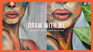 Abstract Art Using Oil Pastel | Abstract Art of a woman | Easy Abstract Art Using Oil Pastel | #art