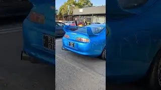 'RIP GTR' Toyota Supra arriving at Asa No Kai (Japanese Cars and Coffee) |#toyota #supra #automobile
