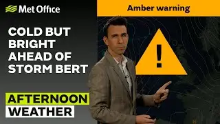 22/11/24 - Clear skies for many - Afternoon Weather Forecast UK – Met Office Weather