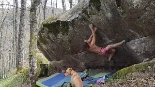 Salsa 7a?, Rozas Boulder