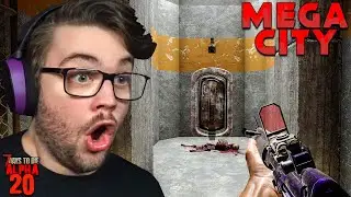 I FOUND A HIDDEN BUNKER! - 7 Days to Die: MEGA CITY | 2022 Giant City Let's Play Gameplay