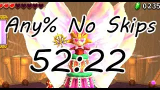 Tri Force Heroes Any% No Skips (Singleplayer) Speedrun in 52:22 [World Record]