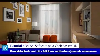 Remodela&ccedil;&atilde;o de um Loft no KDMAX (29) - Como Adicionar Cortinados &agrave; Janela da Sala Comum