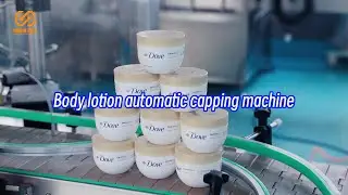 Body lotion automatic capping machine#cappingmachine #automaticcapping #automaticcappingmachine