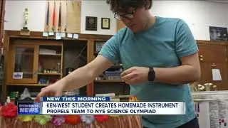 Kenmore West student creates homemade instrument