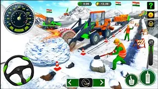 Snow Excavator JCB Loader Game - Sand Excavator Road Construction - Android Gameplay