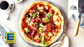 Pizza grillen | Rezept f&uuml;r Pizza vom Grill mit Parmaschinken und Tomaten | EDEKA