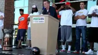 AFL ArenaBowl XXIII - Spokane Shock Championship Rally - Kyle Rowley Speech