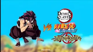 Tanjiro (DK) 🆚 Demonslayer, Naruto, Jujutsu kaisen || @Qsayvs #anime 