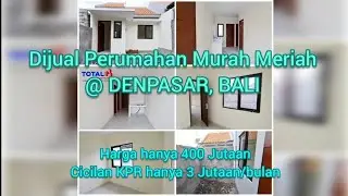 Dijual perumahan murah meriah hanya 400 jutaan di area cokroaminoto, Denpasar, Bali - TOTAL PROPERTY