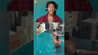Speed reaction to Ronaldo throwing his son out of the pool #ishowspeed #ronaldo #shorts