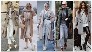 Winter  Outfits Style For Older Women's Over 40+50+60 | Casual Best Outfits Fashion | ladies outfits