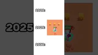 Бравлеры в 2020 vs 2025 vs 2030... ☠️☠️☠️ Моменты из видео: @lizishu, @BS_BS_no_Mi