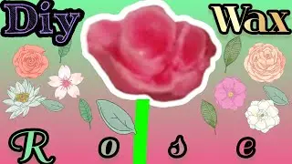 making a wax rose