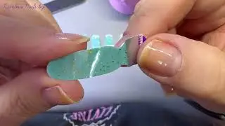 Color Street application video on short nails #colorstreet #nails #subscribe