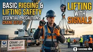 lifting activity safety precautions/crane lifting/ crane setup/Basic Rigging training video/#rigger
