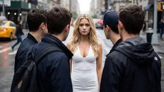 Single Dad Saw Young Men Harassing a Woman &mdash; Seconds Later, the Street Went Silent...