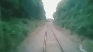 En cabine sur la ligne SNCF entre Limoges et Saint Yrieix
