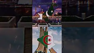 Pakistan vs Algeria #shorts #countryballs #world #comparison #asia #africa #pakistan #algeria