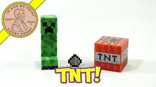 Minecraft Overworld Creeper Series #1 Fully Articulated Toy, 2013 Mojang
