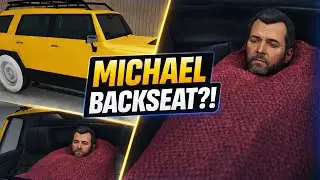 Spawning Michael in GTA Online | Story Mode Backseat Michael Car Trick